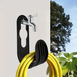Wall-Mounted Water Pipe Hanging Hook (2pc) - Garden Hose Hanger, Robe Towel Holder, House Organizer Storage Hook, Storage Hooks, Clothes Hanging Hook