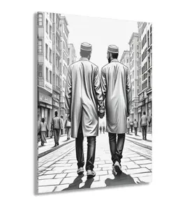 Acrylic Print of Lovers, Acrylic prints, Wall decor, Forbidden Love