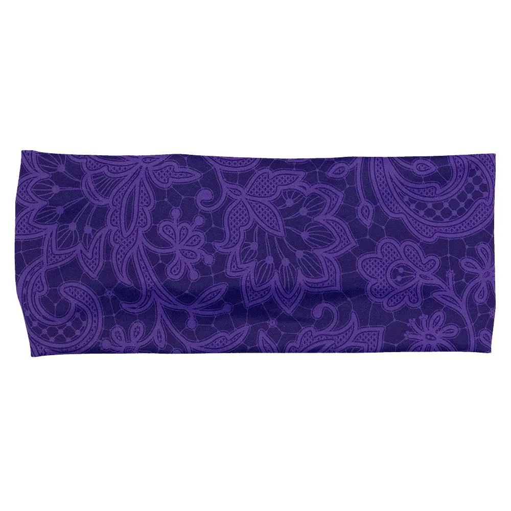 Headband - Purple Lace