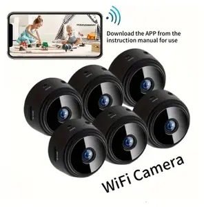 4/6pcs Mini Wireless Surveillance Camera with 2.4G WiFi, HD 1080P, Supports 128GB Cards, Night Vision, Audio, USB Power, Remote View, Wide-angle, Easy to Carry, for Home, Pet, Bedroom, Black Fridays.