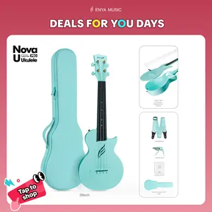 【Enya NOVA U PRO Tenor Ukulele】 26 Inch Carbon Fiber Cutaway Travel Ukelele for Adult with Beginner Bundle Kit Including Case, Strap, Capo and Strings  Christmas Gift, TikTokShopHolidayHaul