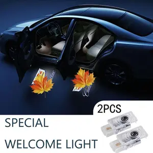 2Pcs LED Interior Sticker Light, Led Car Light, Welcome Light, Led Door Light, Fit Cadillac SRX/ATS-L/XT5/XT6/XTS/CTS/XT4, CREE Chip Super Bright, 12V/3W Energy Saving, -40℃~105℃ Temperature Resistant, No Drilling No Rewiring Plug & Play, Waterproof