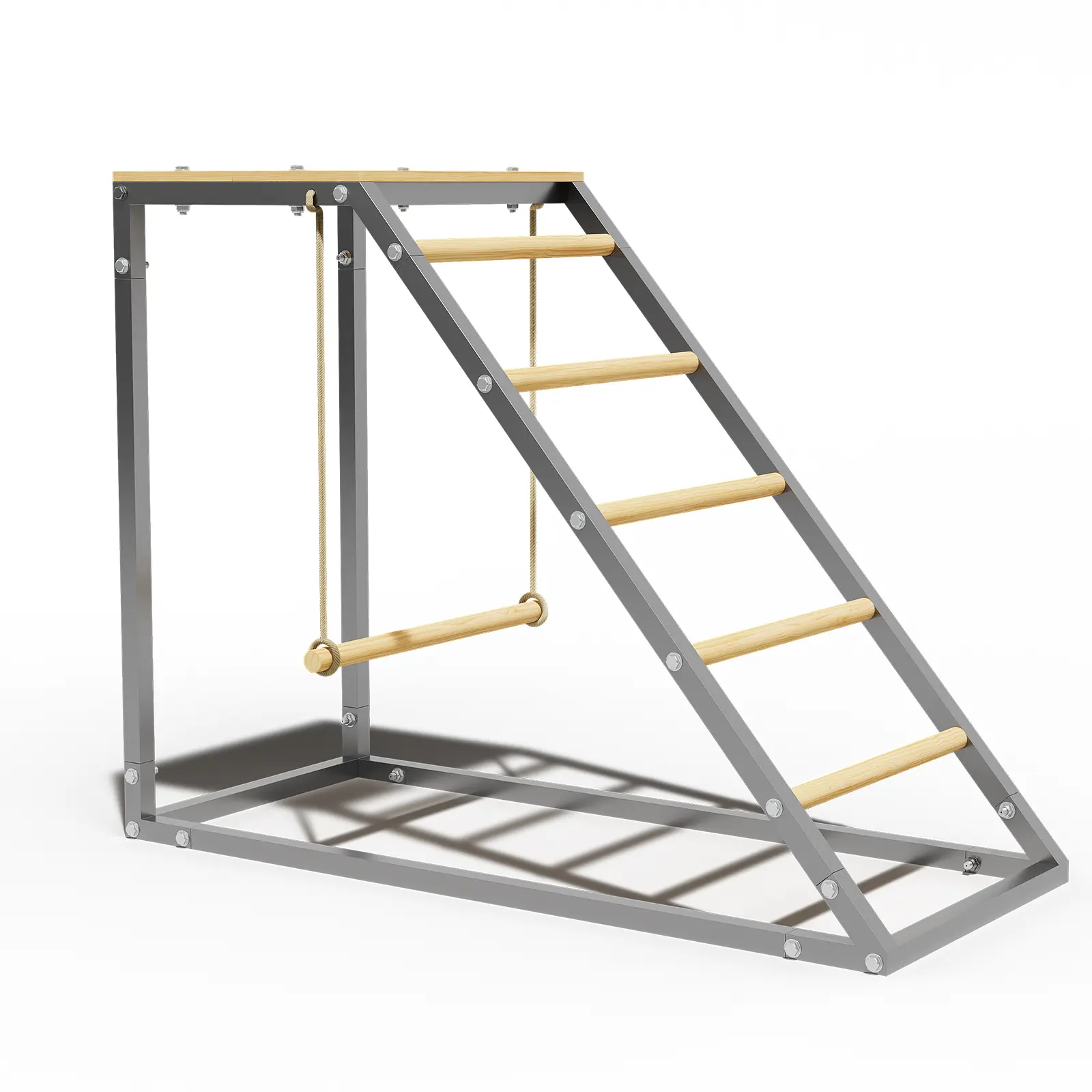 Durable chicken perch for chicken coops with swings and ladders - Easy to assemble and clean chicken poles - Backyard poultry and chicken coop accessories - Size: 55 inches x 39 inches