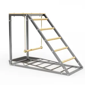 Durable chicken perch for chicken coops with swings and ladders - Easy to assemble and clean chicken poles - Backyard poultry and chicken coop accessories - Size: 55 inches x 39 inches