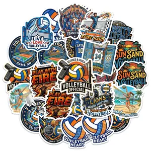 Volleyball Stickers Pack 20pcs - Ideal for Sports Enthusiasts and Fans - Perfect for Decor and Enthusiasts