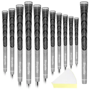 Singelila 13-pack rubber mixed material anti-slip golf club handle, large size, standard number. Suitable for both men and women - high-quality golf club handle replacement product, designed to be sturdy and durable golf accessories
