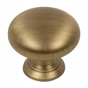 Cosmas 4950BAB Brushed Antique Brass Cabinet Knob