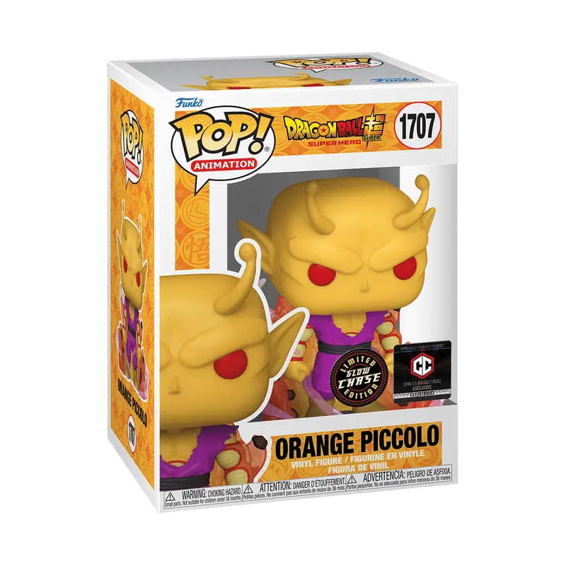 Funko Pop! Dragon Ball Super - Orange Piccolo (Glow) (Chalice Collectibles) (Chase) #1707 Exclusive Collectible Pop Vinyl Figure