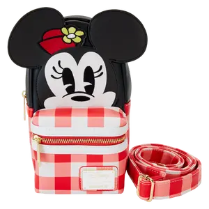 Minnie Mouse Picnic Blanket Cup Holder Crossbody Bag