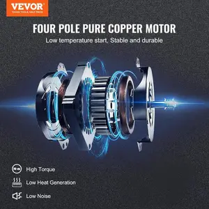 Summervibes VEVOR Vacuum Pump, 6 CFM, HVAC 2 Stage Rotary Vane Vacuum Pump, for R134a R22 R410a Systems, Auto AC Vacuum Pump Kit with Oil Bottle, for Automotive Air Conditioner Maintenance Resin DegassingVEVOR Super Brand Day