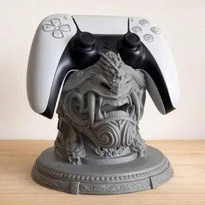 Aesthetic Samurai Mask Controller Stand, Gaming Accessories, Computer & Office Equipment Accessories