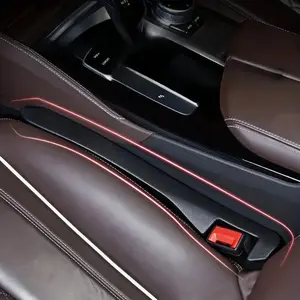black car seat gap filler organizer, a General Motors accessory that can accommodate mobile phones, keys, wallets, suitable for cars, trucks, SUVs, enhancing the interior of the car, saving space, easy to use, durable material, essential for drivers