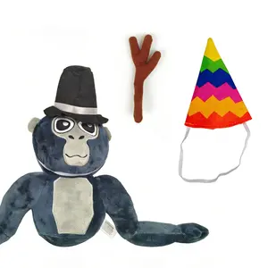 Gorilla Tag Plush Toy, Multicolor Cartoon Gorilla Doll, VR Player & Plush Lover Gift, Must-Have Collectible