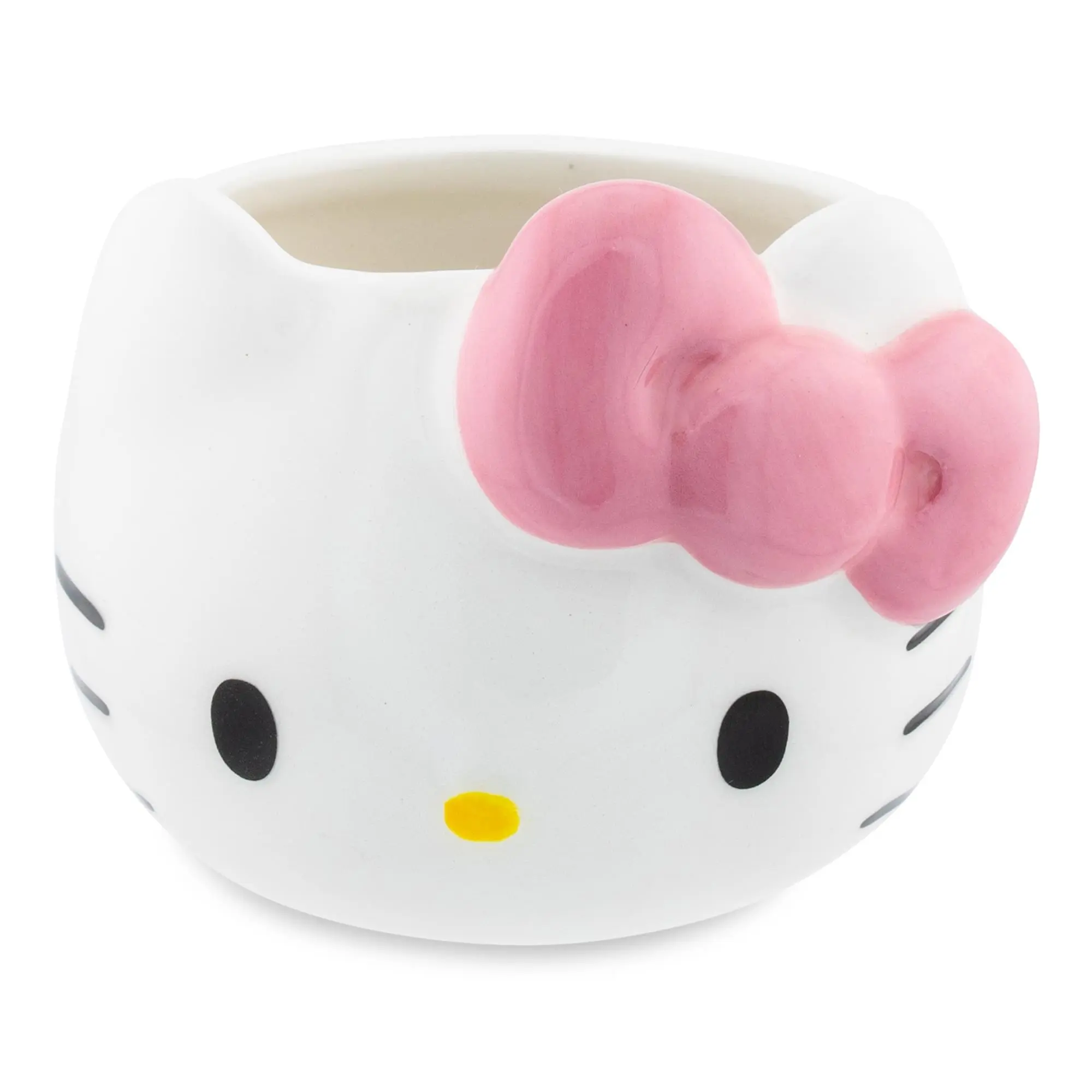 $11.99 | Sanrio Hello Kitty Pink Bow Sculpted Ceramic Mini Mug | Holds 3.5 Ounces