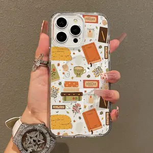 Trendy Magnetic Case for iPhone11/12/13/14/15/16/17/promax, Cozy Bookish Autumn Ultra Slim, MagSafe Support, Shockproof | Playful & Fun Style