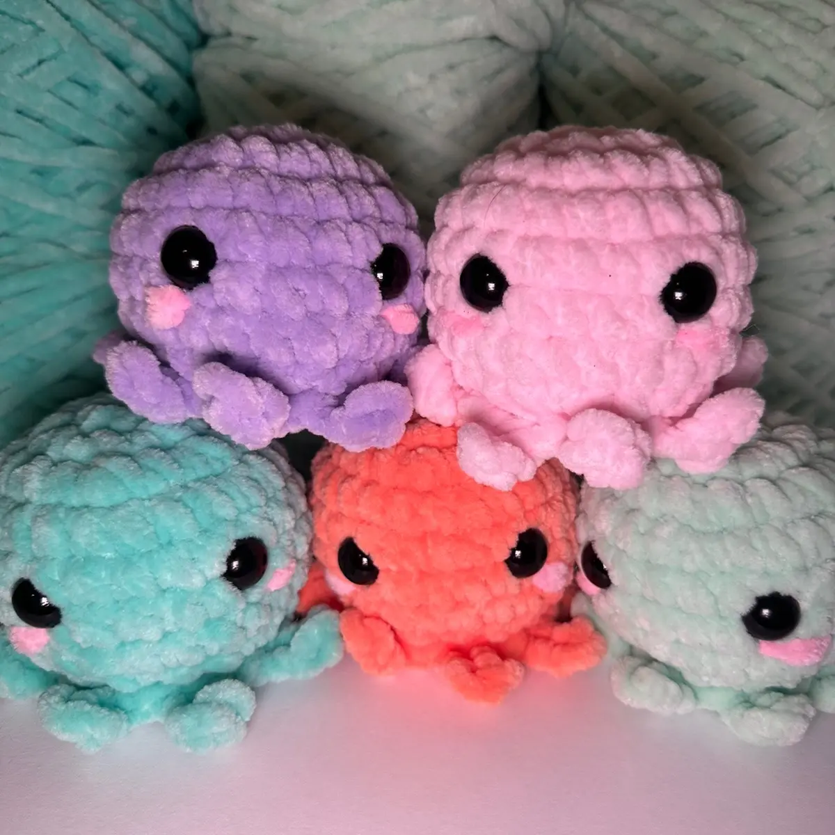 Crochet pocket octopus