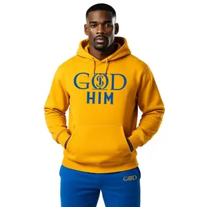 God Is "Him" - Gold Hoodie