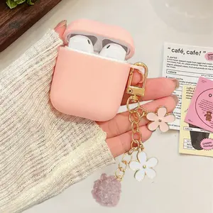 Apple AirPods Case Cover Set, Protective Keychain Design Compatible with Apple AirPods 1/2/3/4 Pro Models, Durable & Stylish Audio Accessory