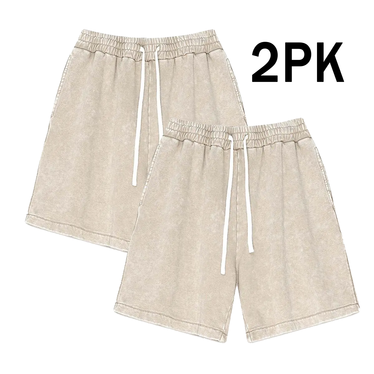 2PC apricot shorts