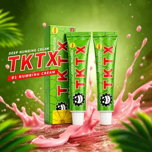 TKTX Tattooing Anesthetic Cream-Green 75% Upgrade Edition-Painless Tattooing-Efficient Anesthetic Formula