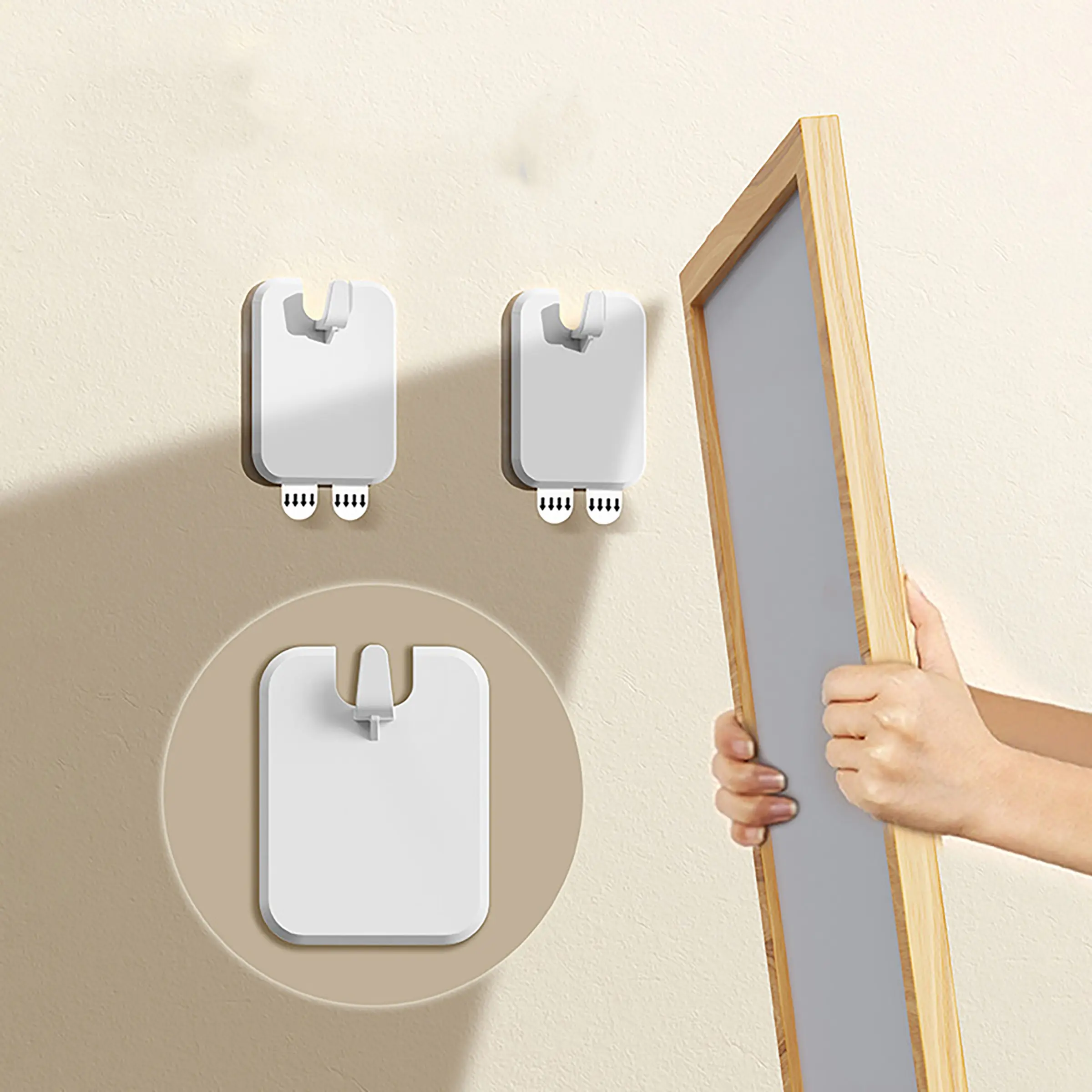 12pcs No-Drill Picture Hanging Tools Set, Wall Hooks for Photo Frames, Wedding Album Display, Easy Installation, Durable & Reusable, Wall Mounted Hook, Wall Mountable, Hooks for Walls No Damage