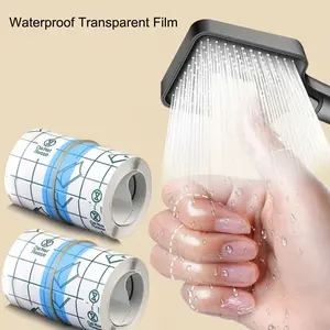 Finger Covers, Durable Pu, Transparent Self-Adhesive Finger Protectors, PU Waterproof Tape, Anti-Chafing Wrap, Blister Prevention, Callus Protection, Finger and Toe Protection, Waterproof Bandage for Bathing, Waterproof Transparent Film for Swimming