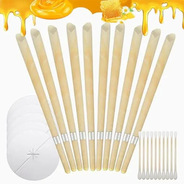 10 Set Family Travel Ear Wax Removal Kit,Ear Cleaner Wax Removal Kit,with Cotton Swabs and Storage Case, for Men and Women