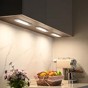 Ultra Slim LED Motion Sensor Light Bar - Magnetic Rechargeable, 3 CCT Dimmable Nightlight, Wireless Stick-On Novelty Lighting for Kitchen, Bedroom, Nightlight Novelty Lighting