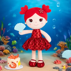 LAZADA Baby Girl Gift 12 Inch Soft Plush Princess Doll Cute Dress Stuffed Toy First Birthday Gift Christmas Present Baby Shower Gift Toddler Girl Gift Idea Nursery Room Decor Holiday Surprise Collectible Doll