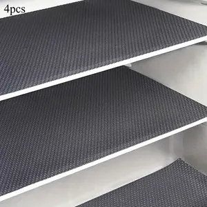 4pcs Refrigerator Liners Washable Mats, Refrigerator Mats Liner, Waterproof Oilproof Fridge Liners For Shelves, Cover Pads For Freezer, Glass Shelf Cupboard Cabinet Drawer