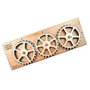 Enigma III | Personalized Wooden Cipher Machine