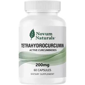 Novum Naturals Tetrahydrocurcumin 200mg - 95% Tetrahydrocurcuminoids for Joint & Antioxidant Support - Curcumin Form with Superior Absorption to Turmeric - Vegan, Non-GMO, 60 Capsules