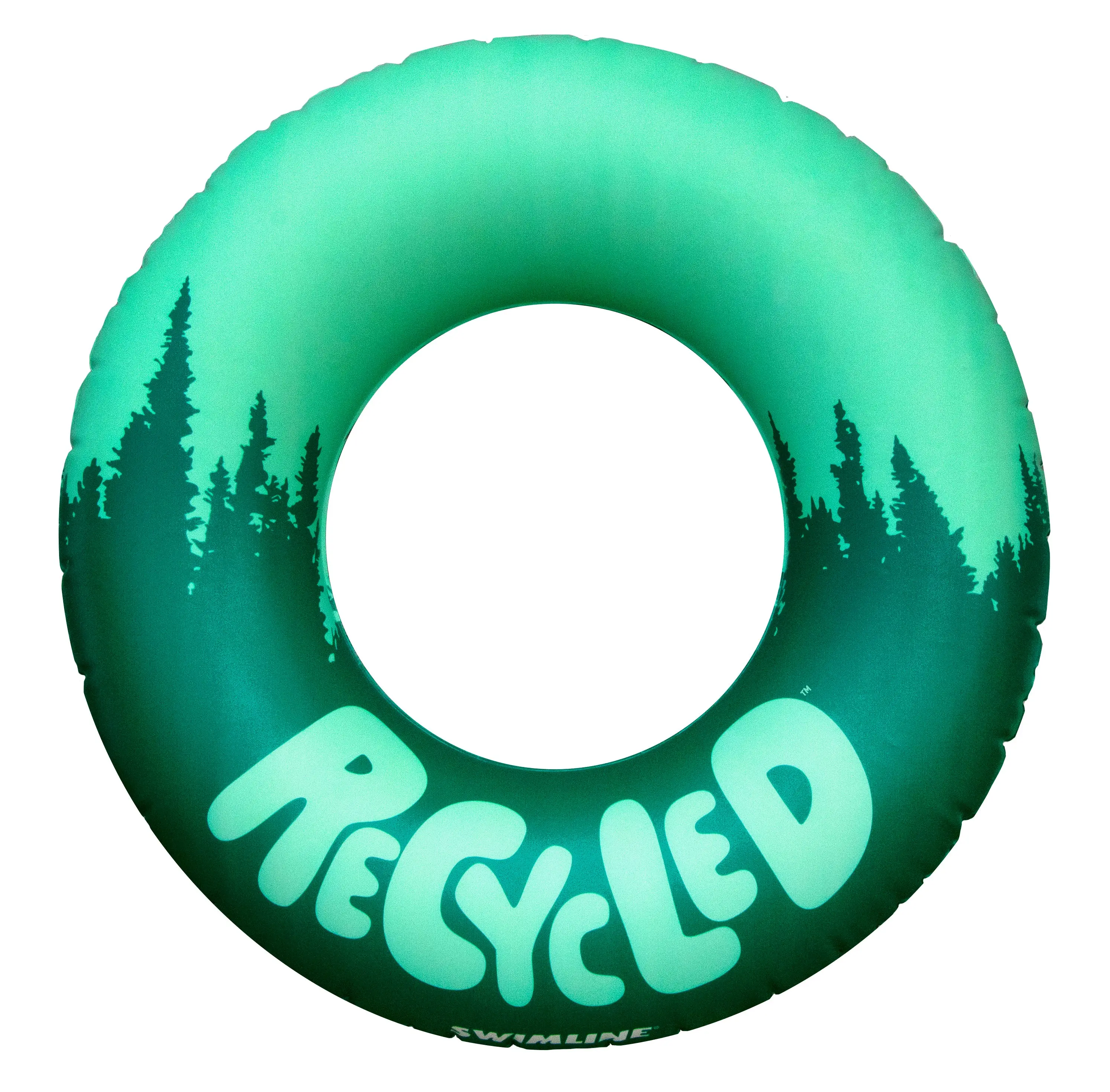 Recycled Ring Floats 3-Pack | Eco-Friendly Inflatable Pool Tubes