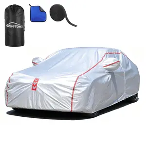 Car Cover, 2026 Upgraded Version, All-Around Fastening with 4 Upgrades, Suitable for Sedan/SUV/Coupe Car Cover Waterproof All Weather, Cars Accessories Waterproof Full Exterior Cover Weather Car Cover Car Cover Custom Fit