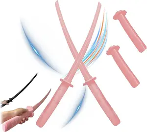 2pcs 3D-Printed Gravity Retractable Blade — Telescopic Katana: An Interactive, Stress-Relieving Folding Toy Knife for Children