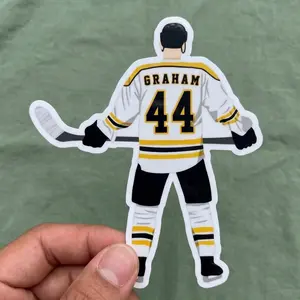 Garrett Graham (Off Campus) Hockey Jersey Kiss-cut Sticker