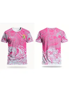 Men's Spain Football Jersey, Stylish Jersey & Youth Round Neck Comfortable Sports Shirt with Dragon Pattern, Breathable Fabric for Training, Running, Hiking