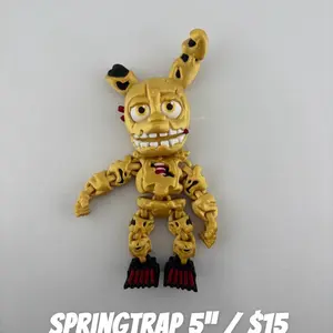 3d Printed Flexi Springtrap 5”