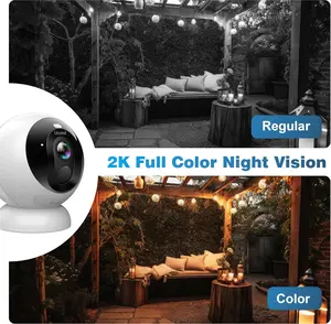 Window Cameras Wireless WiFi Cameras for Outdoor Indoor, AI Motion Detection, 32G SD Cloud Storage, Color Night Vision-Litymol Magnetic Security