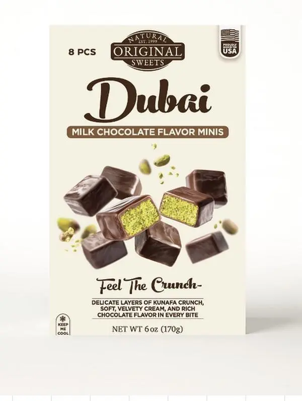 Dubai Chocolate Minis 8 Pack