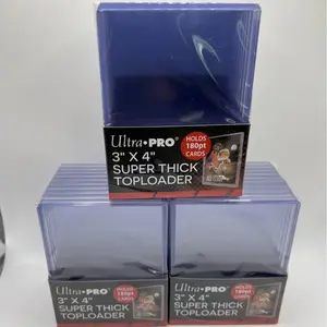 Ultra Pro 3X4 Super Thick Toploaders 180pt Point 3 Packs of 10 for Thick Cards