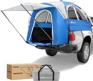Nilight Truck Bed Tent 5.0-5.5FT Pickup Truck Tents with Removable Awning Waterproof PU2000mm Double Layer Rainfly Storage Bag 2-Person Sleeping Tailgate Bed Tents for Camping Travel Outdoor,Blue Grey drone 600