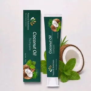 Powerful Whitening Hydroxyapatite & Coconut Oil Toothpaste – Fresh Mint Flavor – Enamel Protection for Sensitive Teeth – Natural Solutions N.M.S.