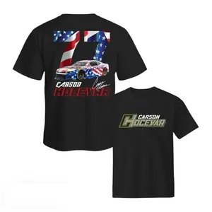 100% Cotton - Carson Hocevar NASCAR 2026 Racing Graphic T-Shirt Motorsport Street Style Tee for Men ,t shirt for men graphic tee