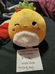 Pineapple Scented Zyta Squishmallow - Fun & Scented Sensory Toy for Playtime & Stress Relief - Refreshing Pineapple Aroma - Ideal for Sensory Play & Fun Accessories