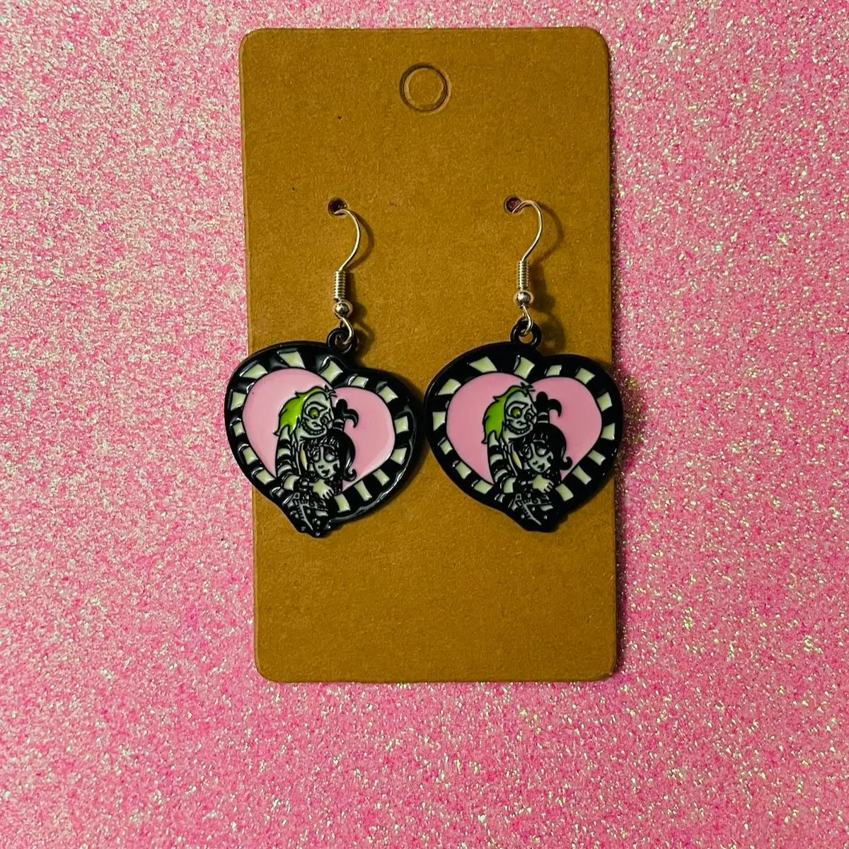 Beetlejuice hook earrings Beetlejuice hook earrings
