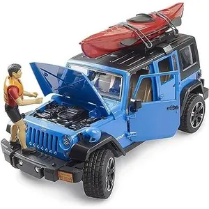 Bruder 02529 *New* Jeep Wrangler Rubicon w/ Kayak and Kayaker