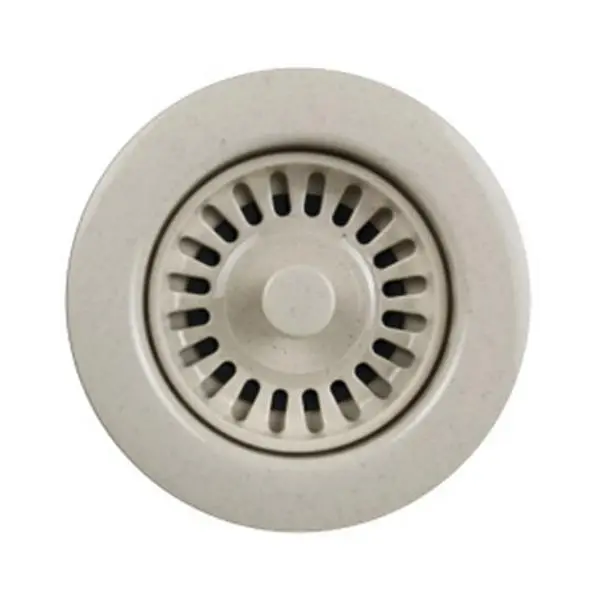 Round 3.5 in. Speckled Granite Bone Plastic Bathroom Disposal Flange Accessory