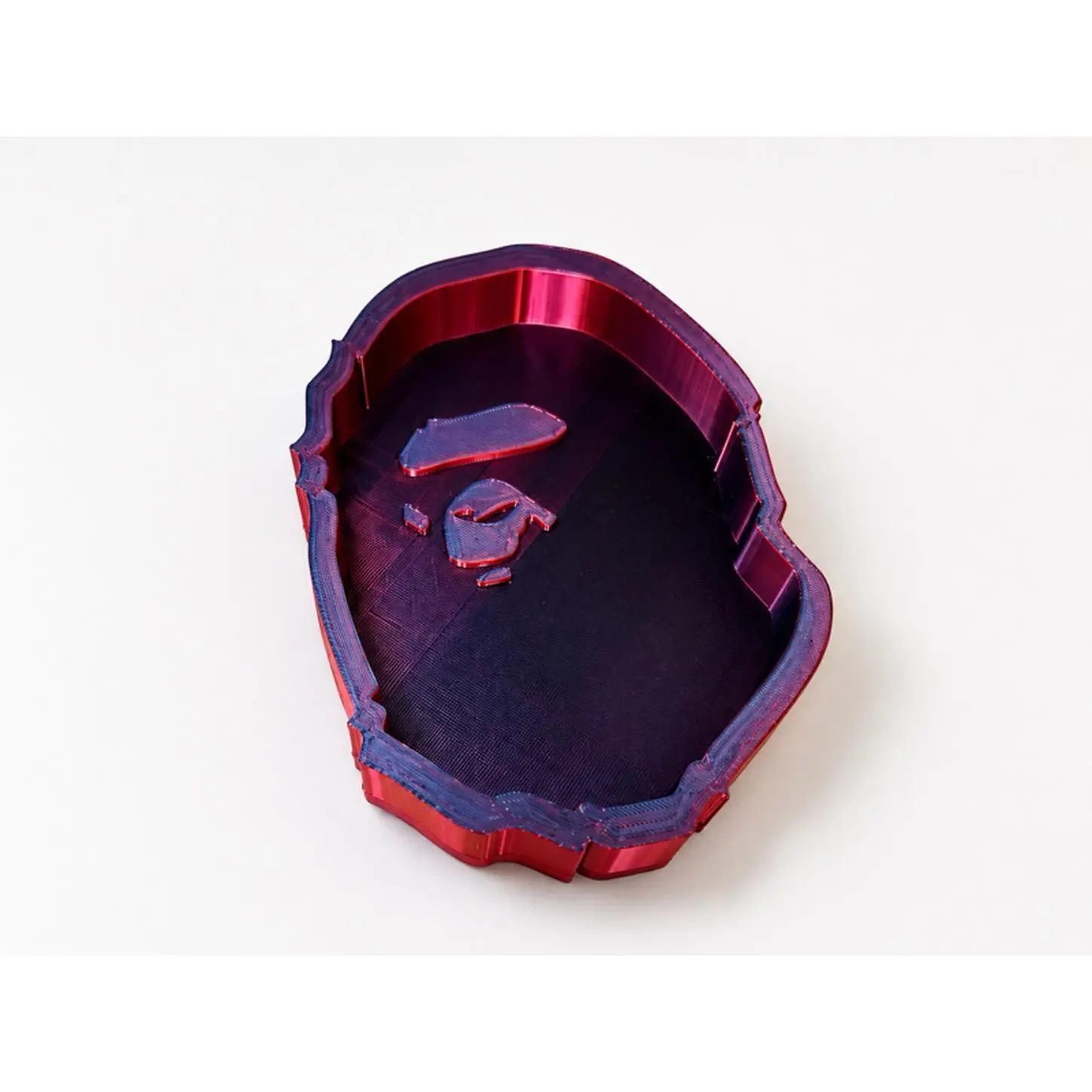 Ape-Inspired Catch-All Tray with Holographic Bottom - Unique Design for Organizing