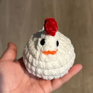 Hand Crocheted Chicken